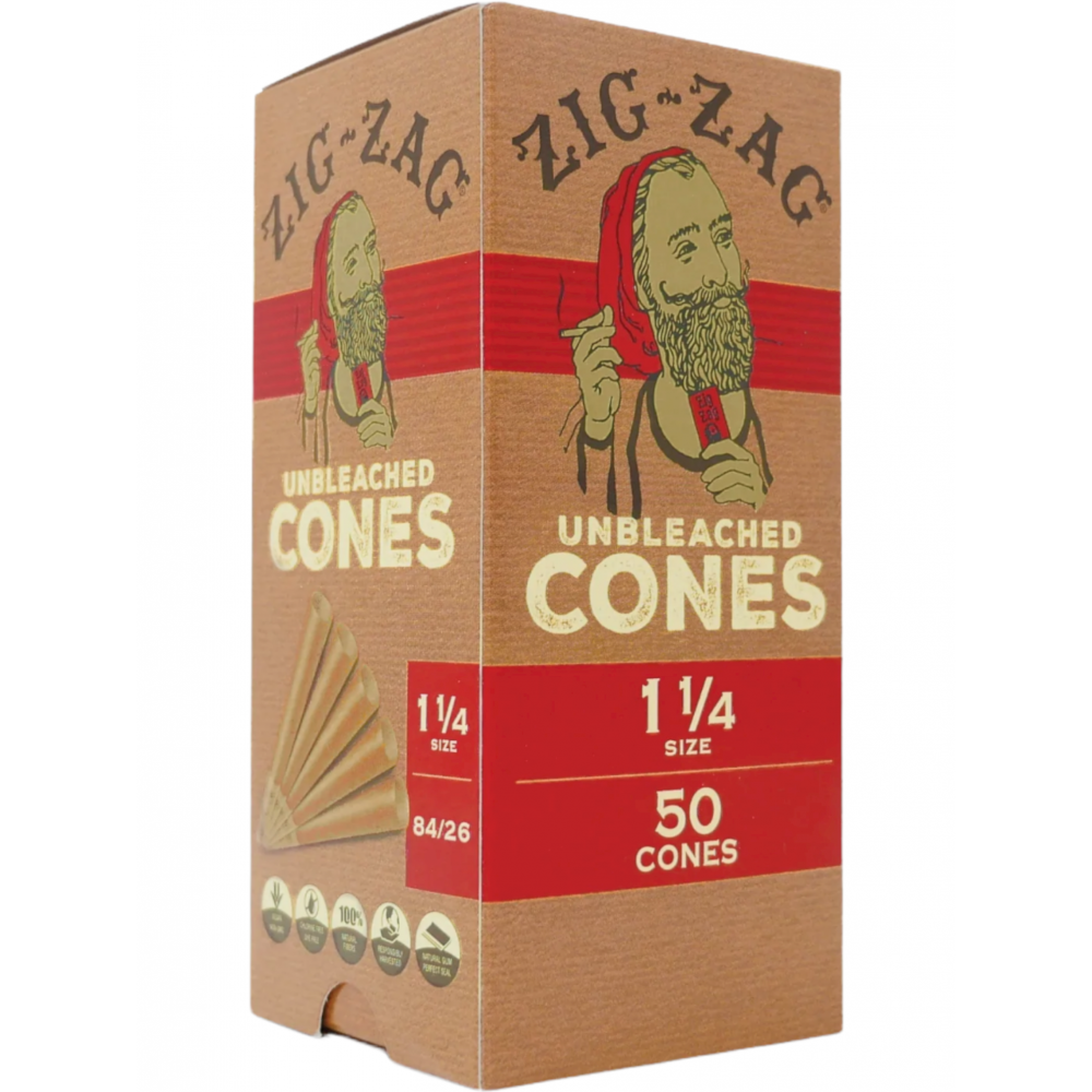 Zig Zag Unbleached Cones 1 1/4 Size Starting At: Zig Zag Unbleached Cones 1 1/4 Size Starting At: